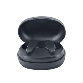 SENTRY OSE Wireless Stem Earbuds, Active Noise Canceling, -20 dB of Sound Reduction, Portable Charging Case, 10 Hours Playtime, Touch Controls, Built in Microphone, with USB C Charging Cable (Black)