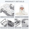 MoreFeel Collapsible Baby Bathtub for Newborn with Thermometer & 1