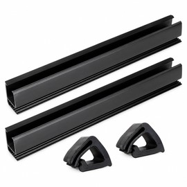 Golf Cart Windshield Mounting Clip Kit for Club Car DS & Precedent – Black Plastic, 4 Pieces