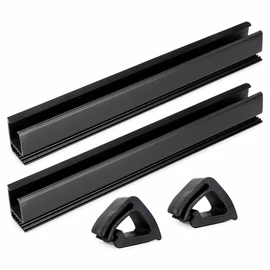 Golf Cart Windshield Mounting Clip Kit for Club Car DS & Precedent – Black Plastic, 4 Pieces