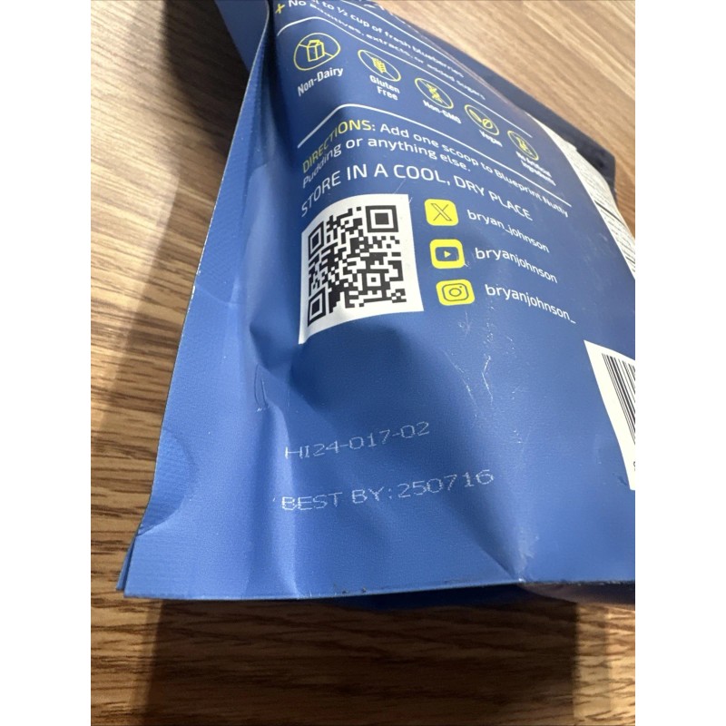 Blueprint Bryan Johnson Blueberry Nut Mix 1 Lb Bag 30