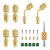 lasuroa 22pcs R410A Adapter Kit, Straight and Angled Mini Split