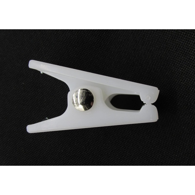 NAHANCO Fitting Clips 12 Plastic Fitting Clips for Alterations, White