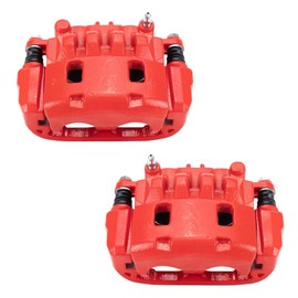 Performance Front Driver and Passenger Side Brake Caliper Set Caliper Brackets Hardware Compatible with 03-06 Subaru Baja 03-10 Forester 03-05 Impreza WRX 02-12 Legacy 02-12 Outback