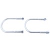 Chamixx 2X Heavy-Duty Leaf Spring U Bolts 1012180 1014902 Compatible