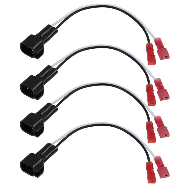 4 Pcs 72-5600 Speaker Harness, Car Front Rear Door Speakers