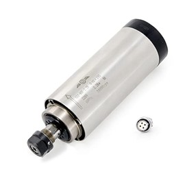 RATTMMOTOR Air Cooled Spindle Motor 2.2KW 2200W CNC Spindle Motor 220V ER20 φ80mm 3HP 24000RPM 8A 400Hz for CNC Engraving Milling Grind Machine