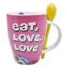 Fun Kids Dúo Tazas Cerámica Homero Marge Simpson Cuchara 310ml