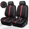 CAR PASS Leather Car Seat Cover Front Seats,3D Air Mesh