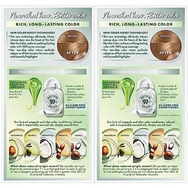 Garnier Nutrisse 80 Medium Natural Blonde Butternut Permanent Hair Color 2 Pack