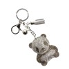 Rigral Key Chain, Panda, Bag Charm, Key Ring, Glitter, gray
