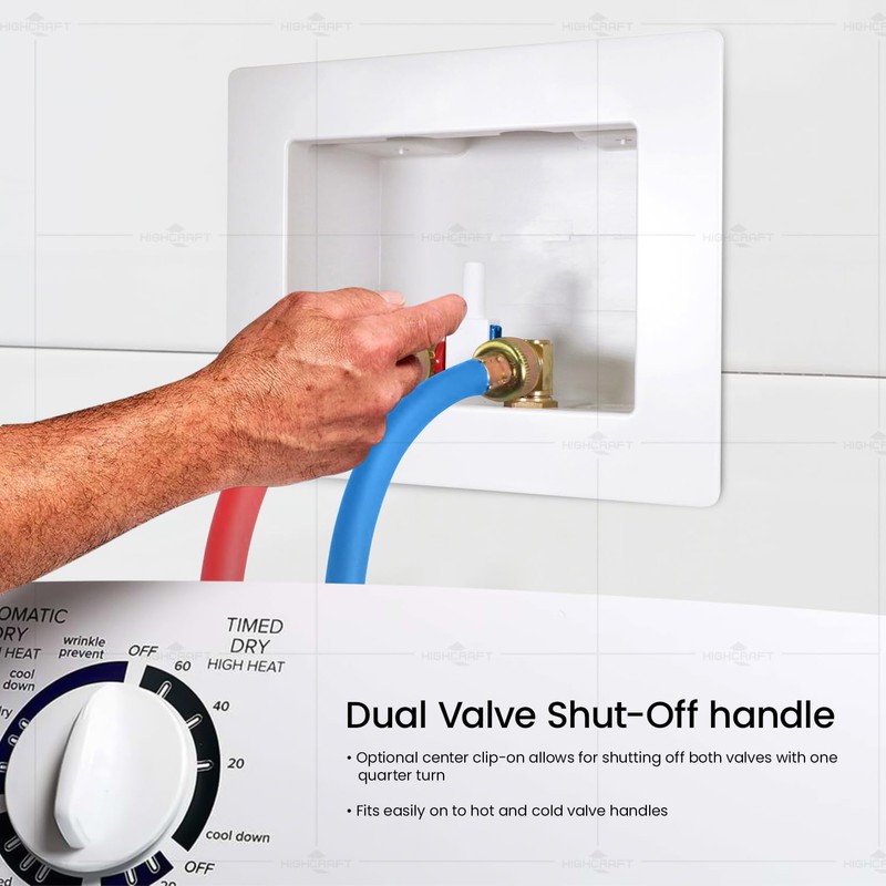 Dual Valve Quick Shut off Handle for Highcraft Icemaker and