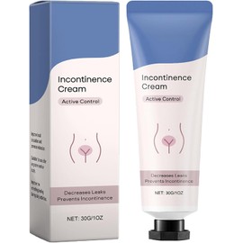 Women's Incontinence Control Body Cream,Active Control To Decrease Leaks,Moisturizing Night & Post-Shower Body Care,Soothing Daily Care Cream,Cooling Formula for Comfort & Confidence Support (1pcs)
