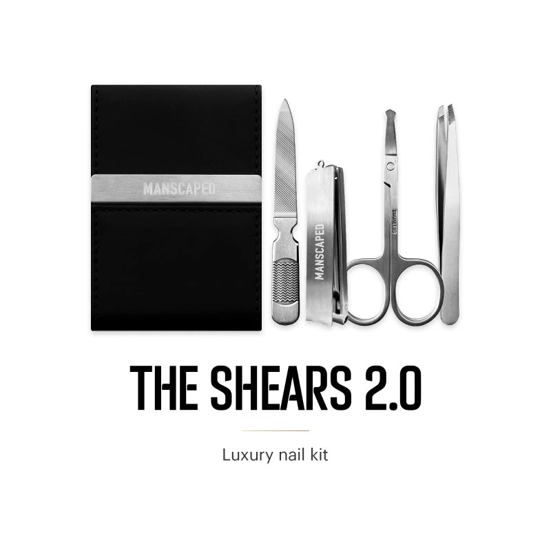 MANSCAPED® Shears 2.0 Tempered Stainless Steel Men's Nail Kit
