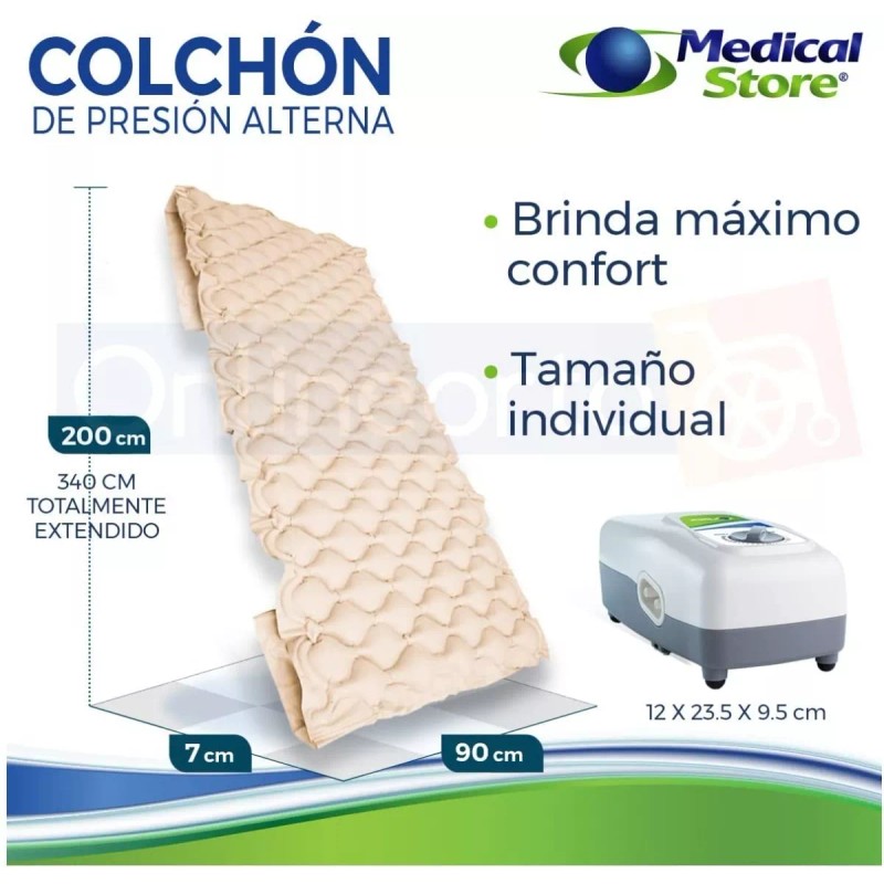 Rehafisic Colchón De Presión Alterna Con Regulador De Aire