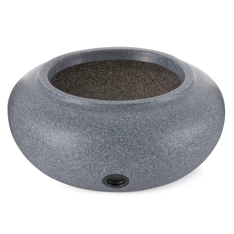 HC Companies Versatile 21 Inch Round Natural Decorative Plastic Outdoor