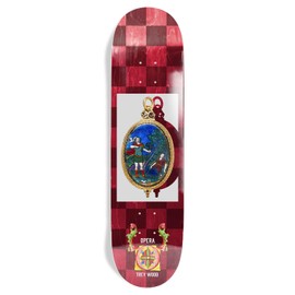 Opera Professional Complete Skateboard Wood Pendant 8.25" x 32.1" with Independent Trucks, Pig Wheels, ABEC 5 Bearings, Hardware, and Griptape - Ready to Assemble