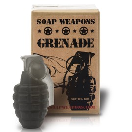 Soap Grenade - Full Size Handmade Black Soap Grenade by ChocolateWeapons
