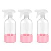Rionisor Glass Spray Bottles with Silicone Sleeve Protection, Empty 16