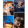 BOHON LED Desk Lamp with USB Charging Port, 3 Color