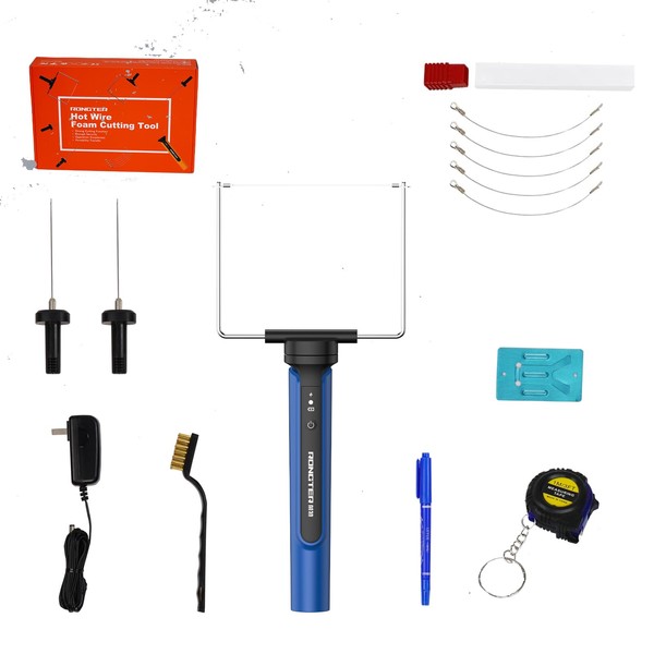 RONGTER 3 in 1 Hot Wire Foam Cutter Kit, Blue