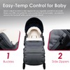 Universal, Weather-Proof, Warm Stroller Footmuff | Extendable Winter Cover |