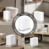 MOPALL Bathroom Trash Can, Vacuum Adsorption 3.3 Gallon Slim Garbage