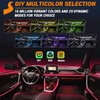 Interior Car LED Strip Lights 470 inches Fiber Optic tubing