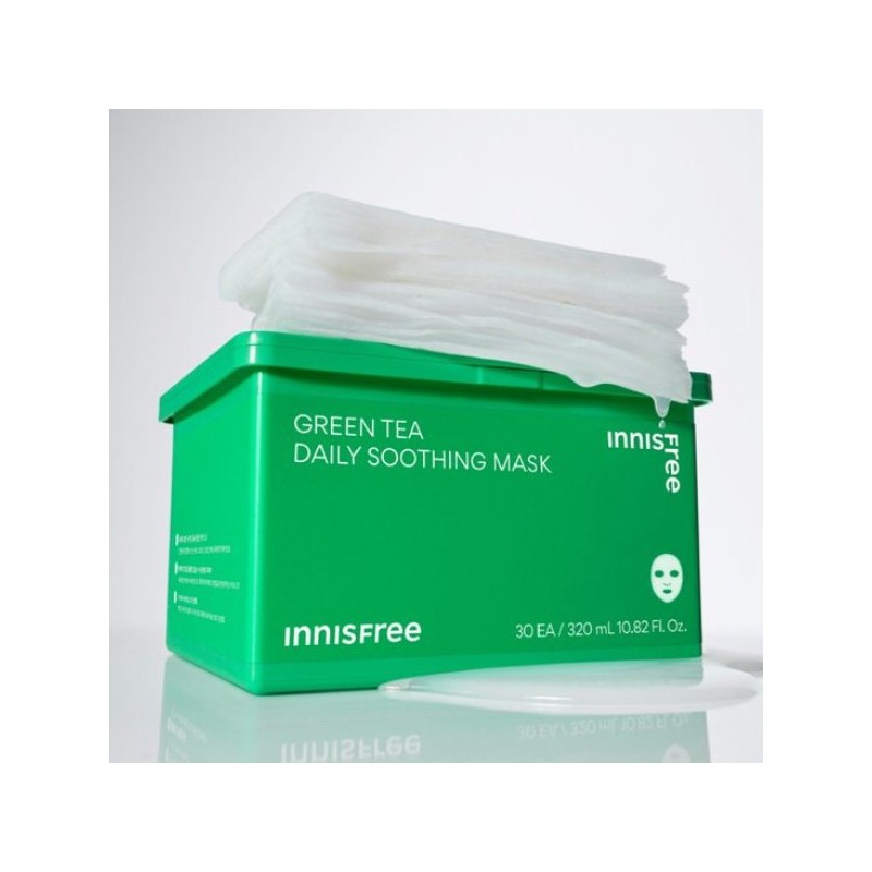 Innisfree 이니스프리 그린티 데일리 수분 진정 마스크 30매 Innisfree Green