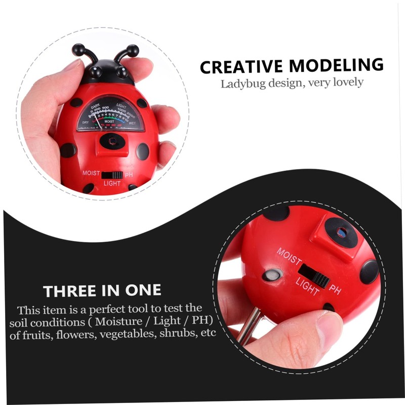 Outanaya Soil Tester Kit Multifunctional Ph for Accurate Moisture Light