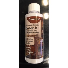 FORCEFIELD 4 Oz RESTORE IT FURNITURE POLISH PROTECTOR FINE WOOD FURNISHINGS