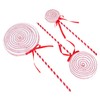 Toyland® Pack of 2 - Red & White Giant Sparkly