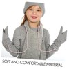 Kisangel Pcs Boys and Girls Ski Glove Lanyard Mitten Clips