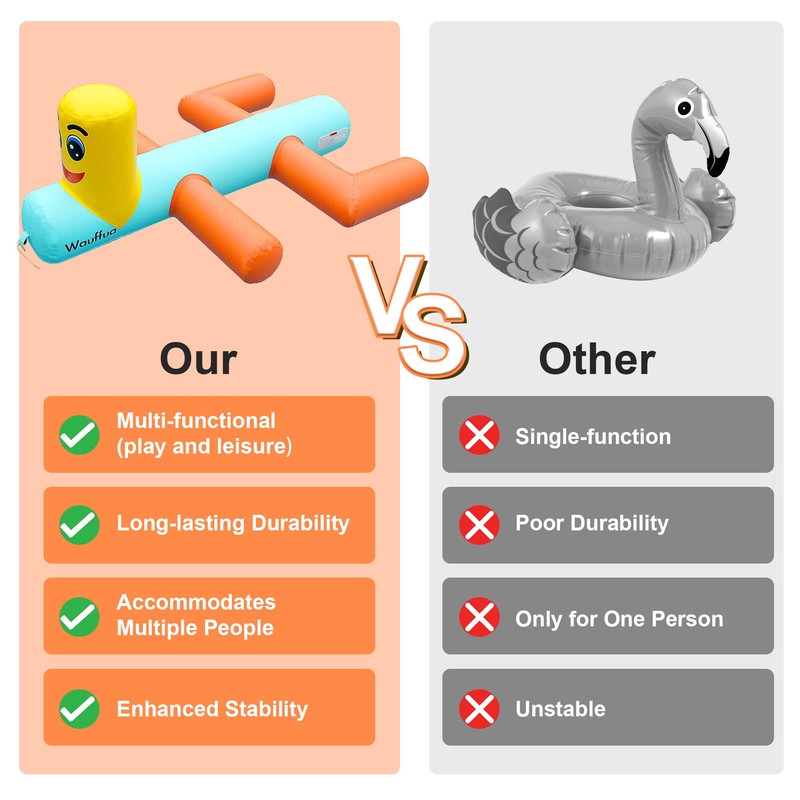 Inflatable Giant Pool Floats for Adults, Big Floats for Lake,