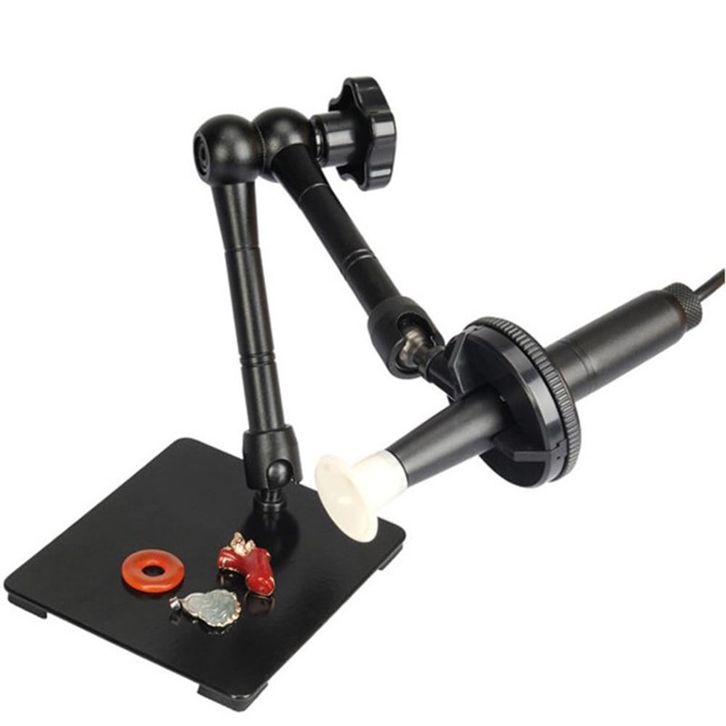TopHomer Universal Microscope Stand, 360 Degree Adjustable Stand Arm Compatible