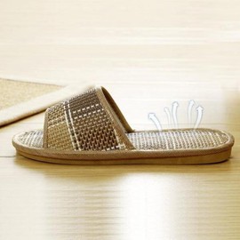 JQ [제이큐]대나무 남자슬리퍼 체크 거실실내화 슬리퍼 거실화 X ( 2매입 ) JQ Bamboo Men's Slipper Check Living Room Indoor Shoes Slippers X (2 Pairs)