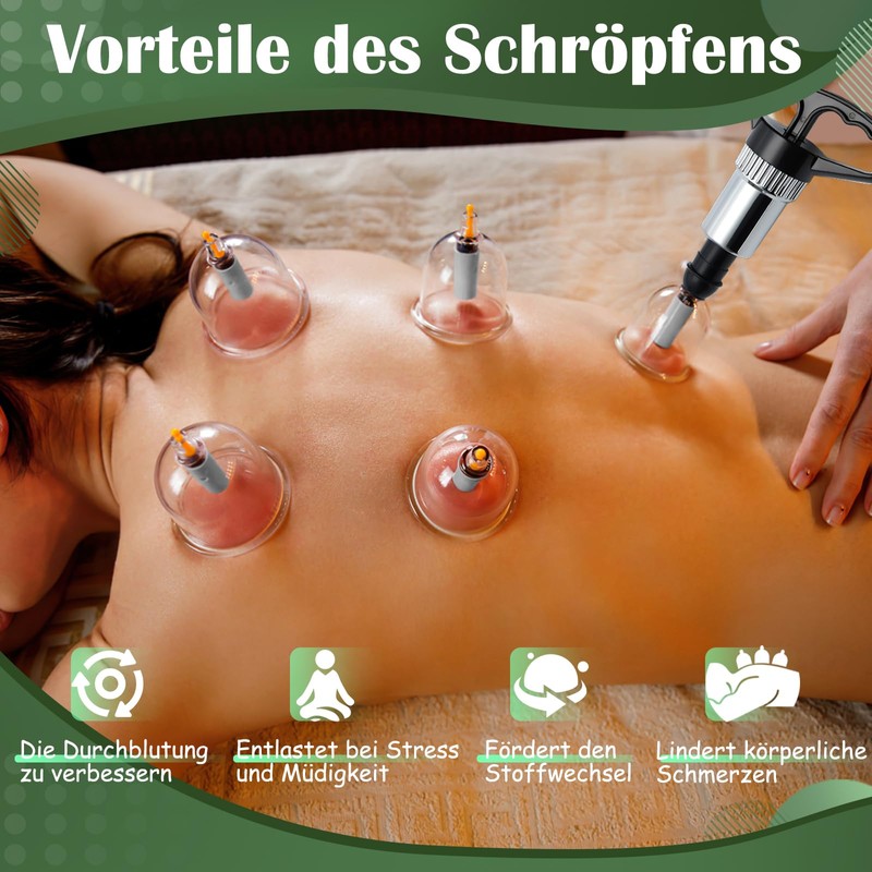 Helining Pack of 22 Cupping Glasses