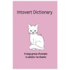 Introvert Dictionary: funny notebook