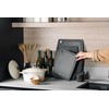 Greenworks Chopping Board Recycled Plastic 37x28cm Black