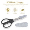 SAFIGLE 2Pcs Leather Scissors Protector Case Lightweight Barber Shear Cover
