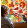 56 Pcs Fall Window Clings, Fall Window Decals for Autumn