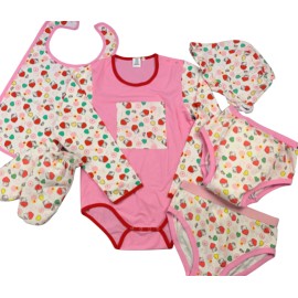 B.T.Clothing  Adult POCKET, snap shoulder HEII0 KlTTY bodysuit romper  - M