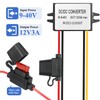 9-40V to 12V 3A Power Converter - Waterproof 36W Voltage