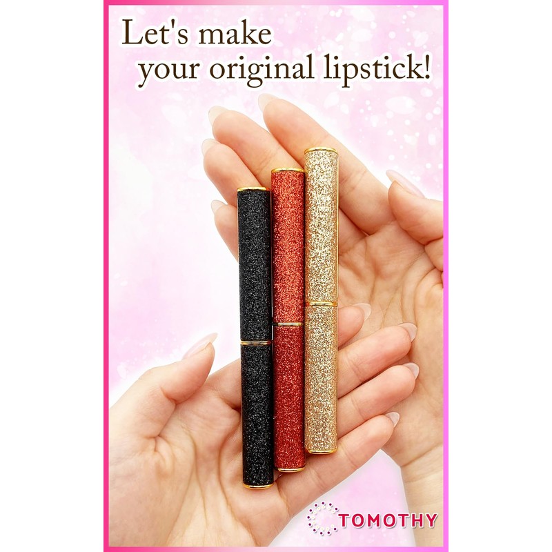 TOMOTHY Lip Container, Lipstick Container, Handmade, Refill, Lipstick, Lipstick Case,