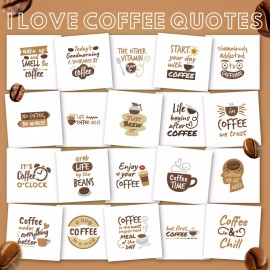 Unbranded I Love Coffee Quotes Machine Embroidery Designs 20 Pack [Download Version]