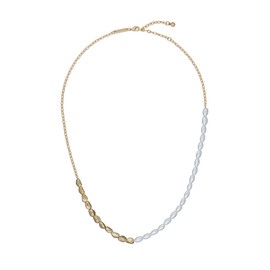 Ted Baker Ilenie Island Pearl Bead Necklace For Women (Gold Tone/Pearl)