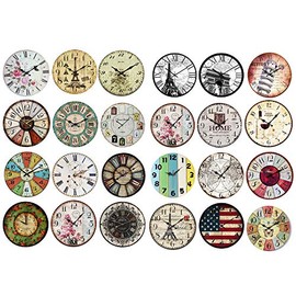 Seasonstorm Vintage Clock Dial Aesthetic Happy Planner Diary Journal Stationery Scrapbooking Stickers Travel Art Supplies