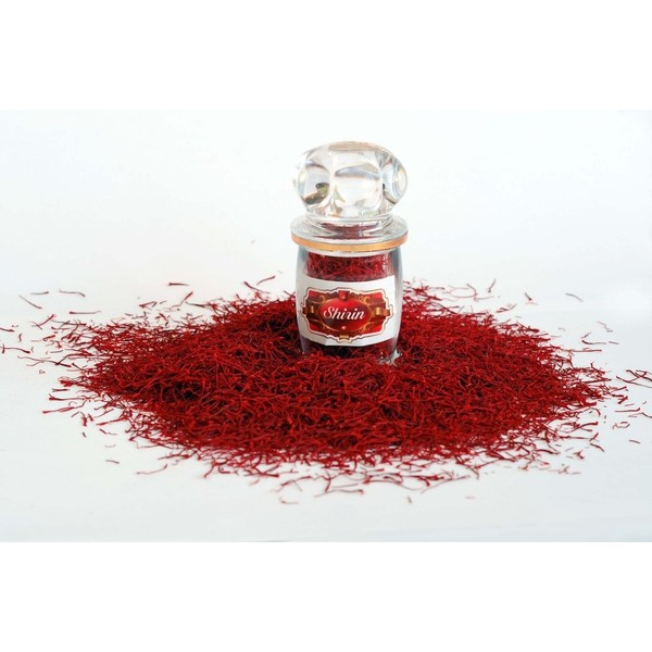 SHIRIN Saffron,Pure & Natural,Premium Quality, Grade 1, All Red,1 Gram(0.035 OZ), Superior Saffron Threads, Saffron Spice for Tea, Rice