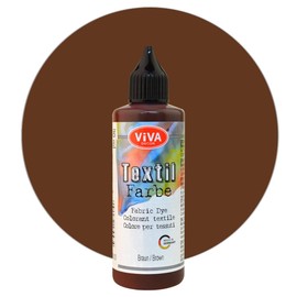 Viva Decor Fabric Dye (Textil Farbe) 90ml - Brown
