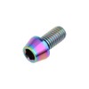 Ruifu 5pcs M8x15 Cone Head Titanium Alloy M8x15mm Bolt Screw
